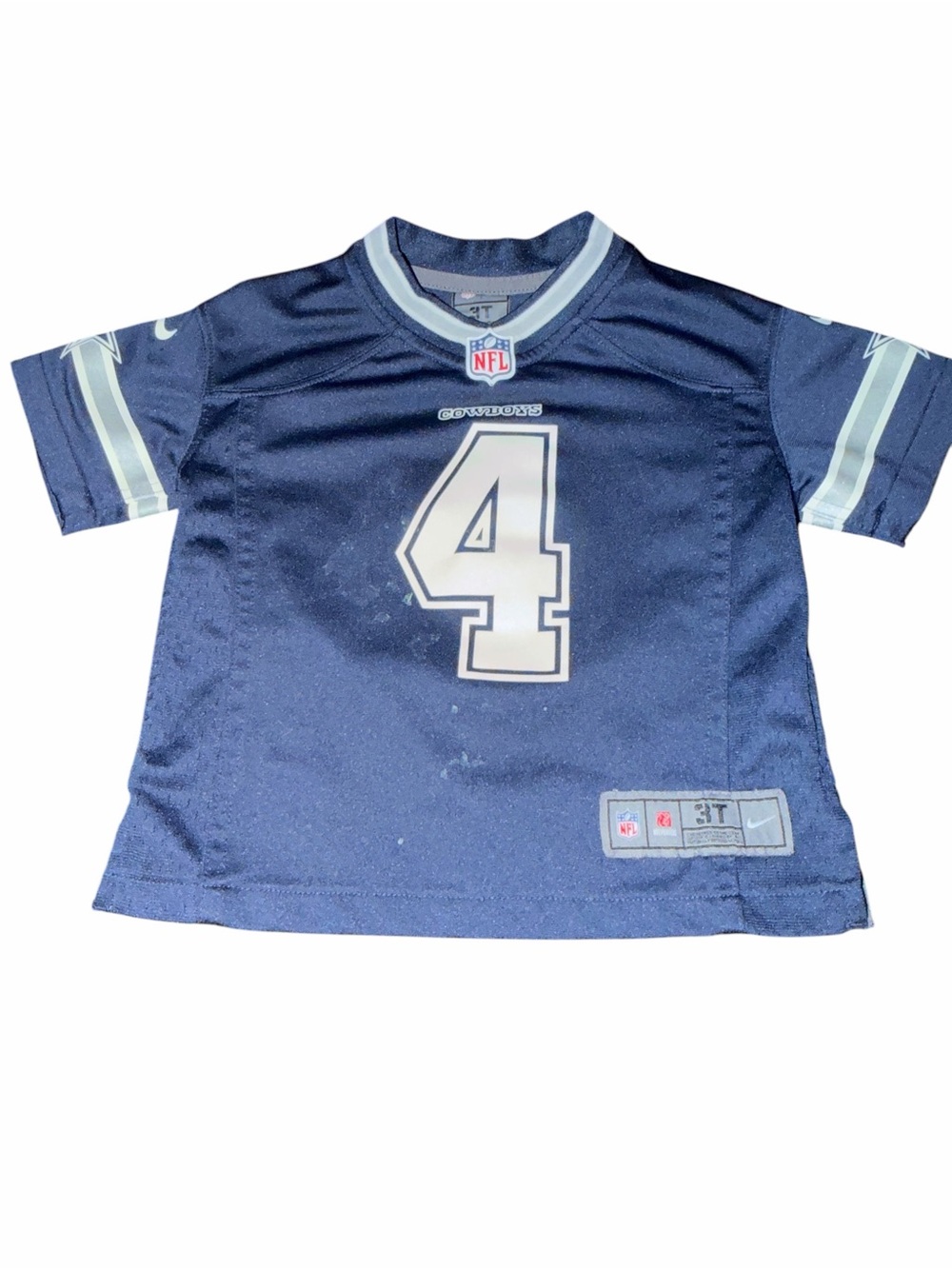 NFL Kids Navy Dallas Cowboys #4 Jersey
